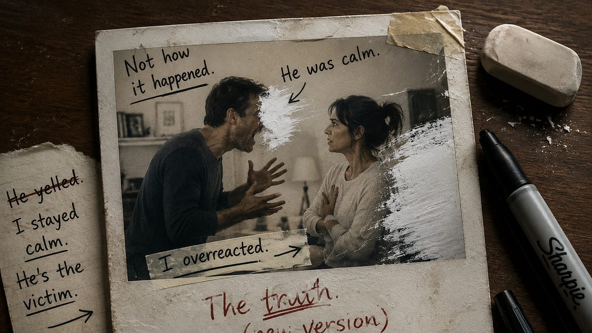 Recovering from gaslighting Part 2: when they rewrite history and deny what actually happened